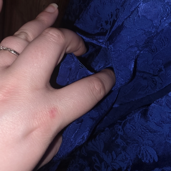 Torrid Jacquard Trench Size 2(18/20, 2x) Blue - Picture 8 of 12